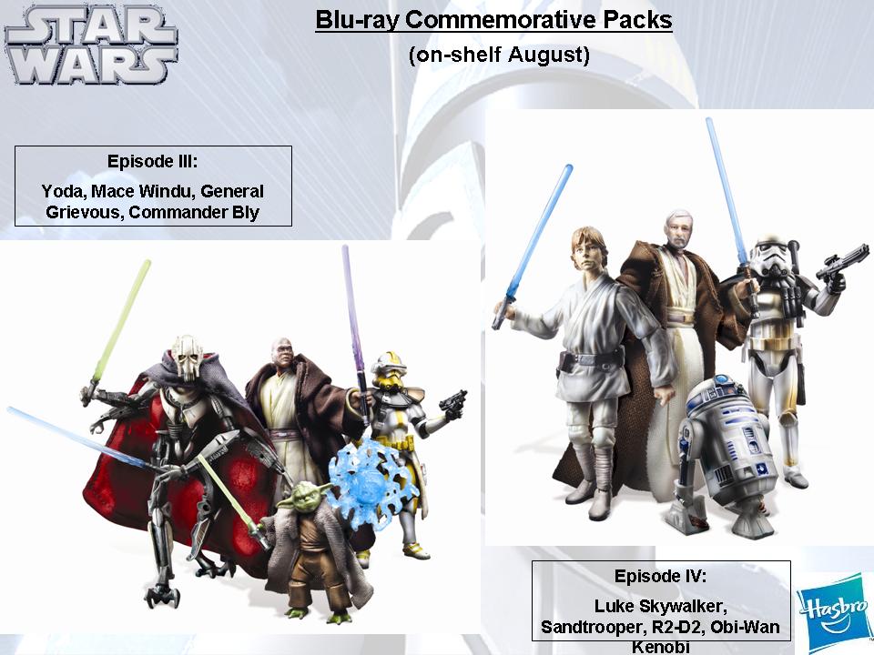 Star Wars On Blu Ray Commemorative 4 Packs